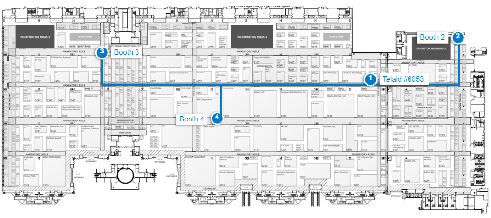 NRF Tradeshow Tour Map Mockup